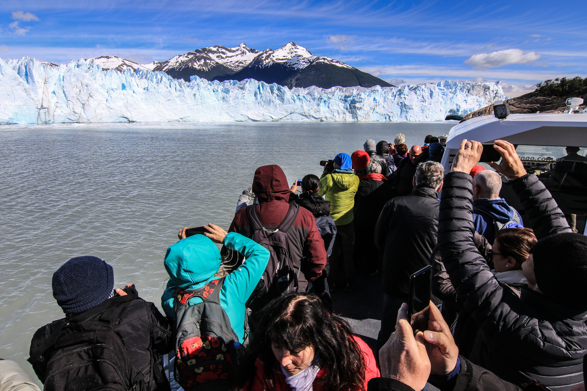 Navigation en direction du glacier Perito Moreno
