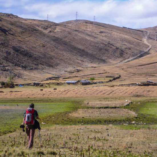 Chemin inca aux abords de Huanuco Pampa
