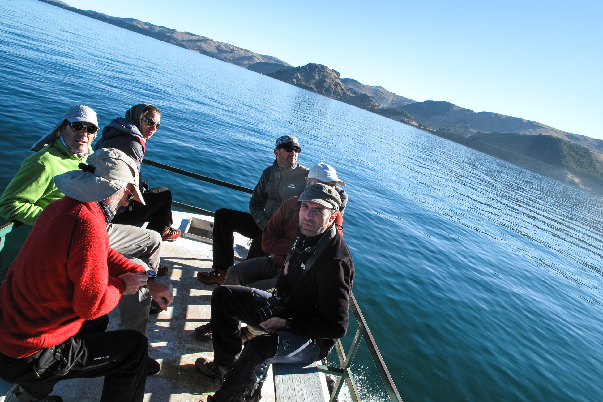 Navigation sur le lac Titicaca