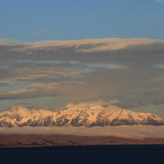 Cordillère Royale vue depuis le lac Titicaca